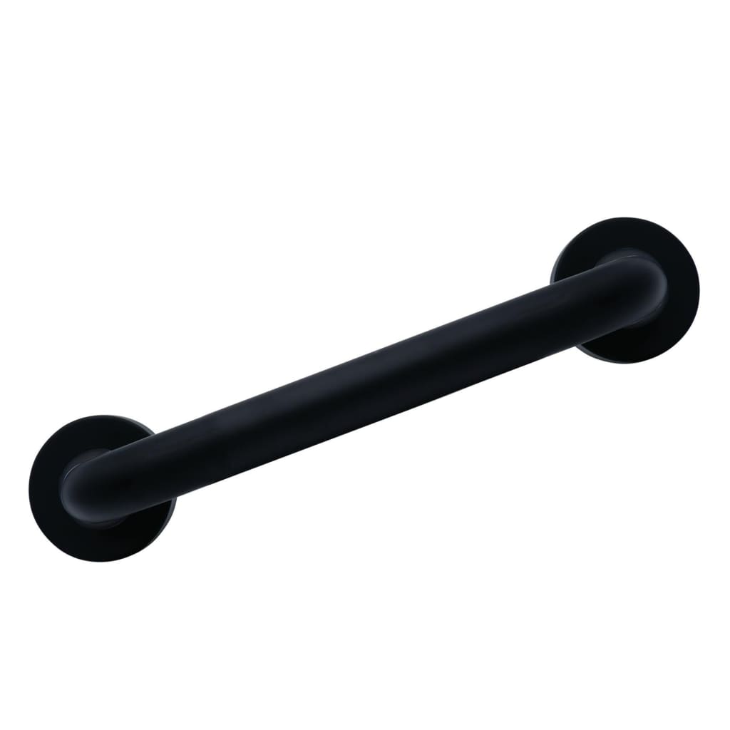 Grab bar 30 cm black aluminum