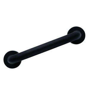 Grab bar 30 cm black aluminum