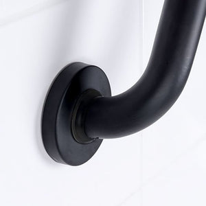Grab bar 30 cm black aluminum