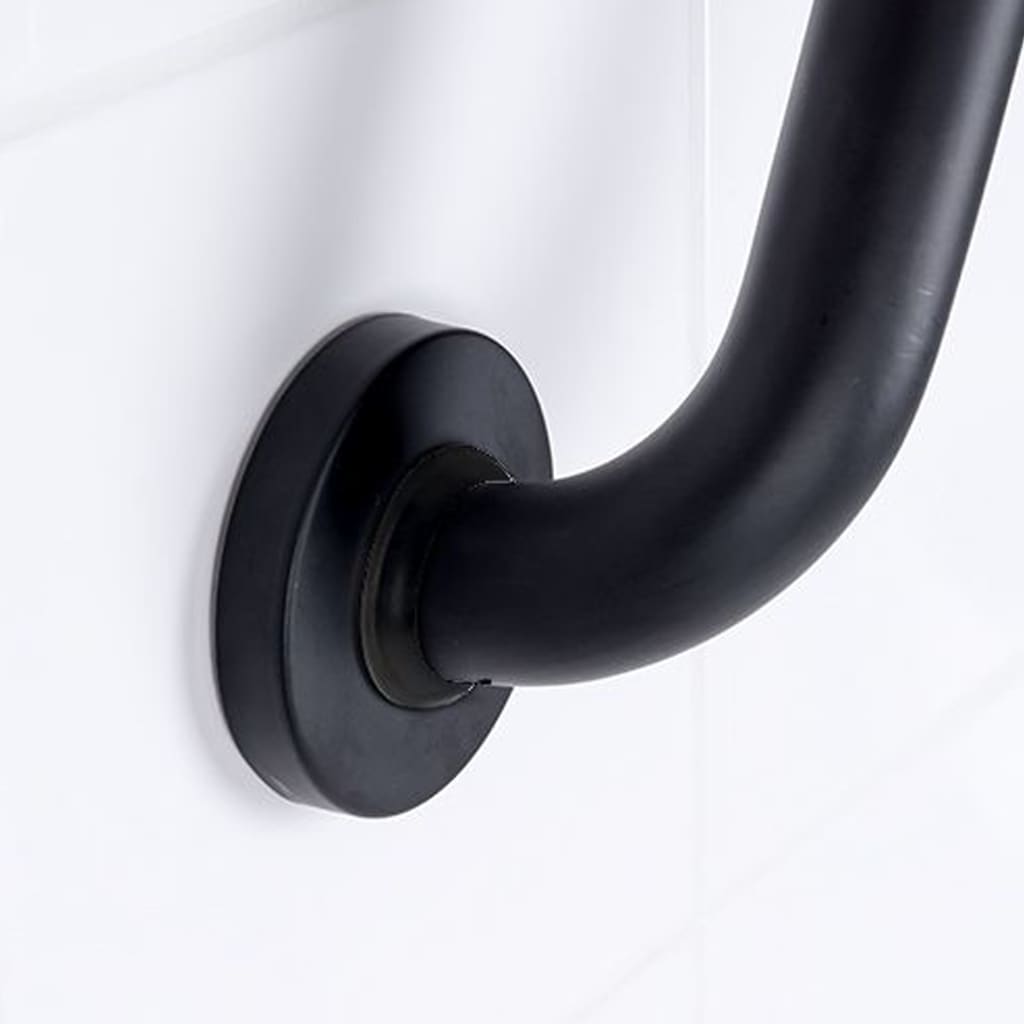 Grab bar 60 cm black aluminum