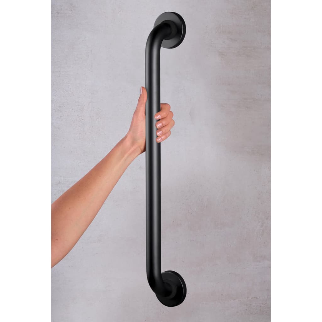 Grab bar 60 cm black aluminum