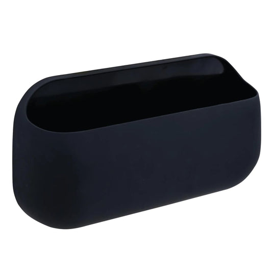 Self-adhesive storage box black