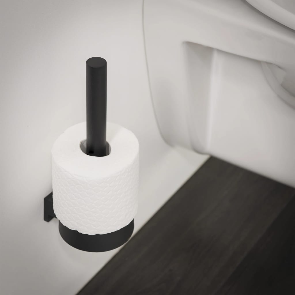 Extra toilet roll holder Bold matt black