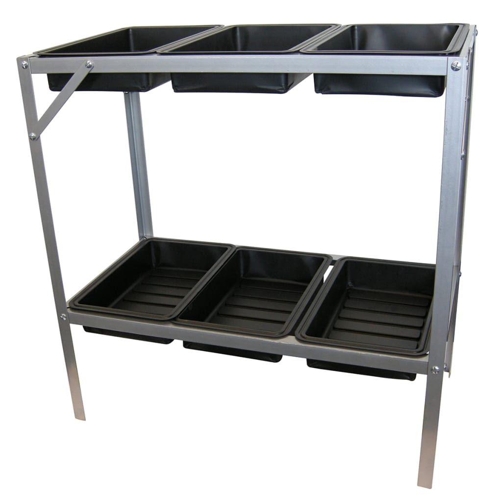 Planting table 77x40x77 cm galvanized steel