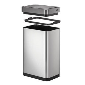 Sensor bucket Mirage X 80 L matt silver