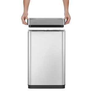 Sensor bucket Mirage X 80 L matt silver