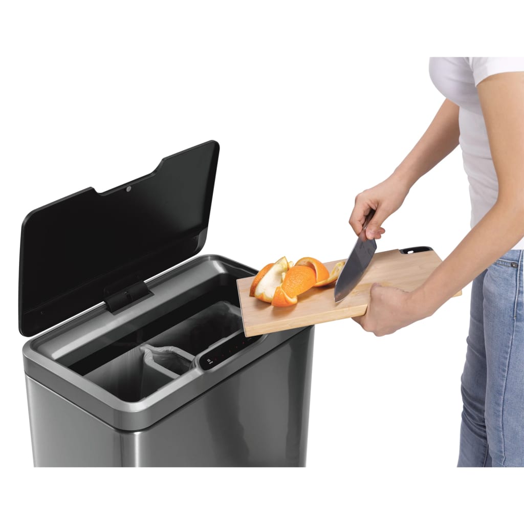 Sensor bucket Mirage 2x20 L matt silver