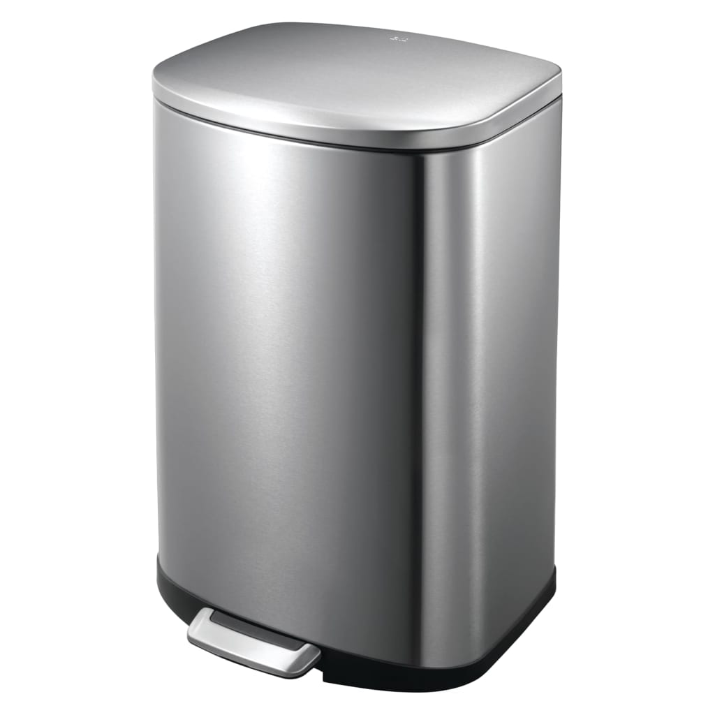 Pedal bin Della 50 L matt silver