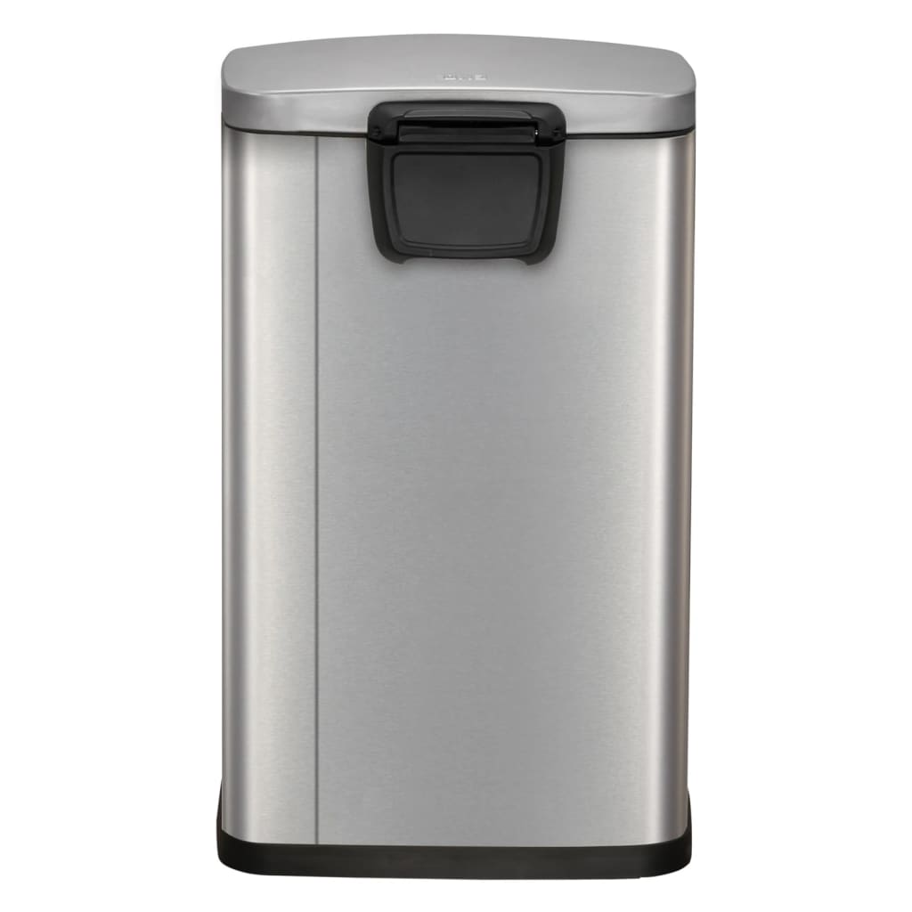 Pedal bin Della 50 L matt silver