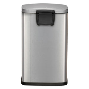 Pedal bin Della 50 L matt silver