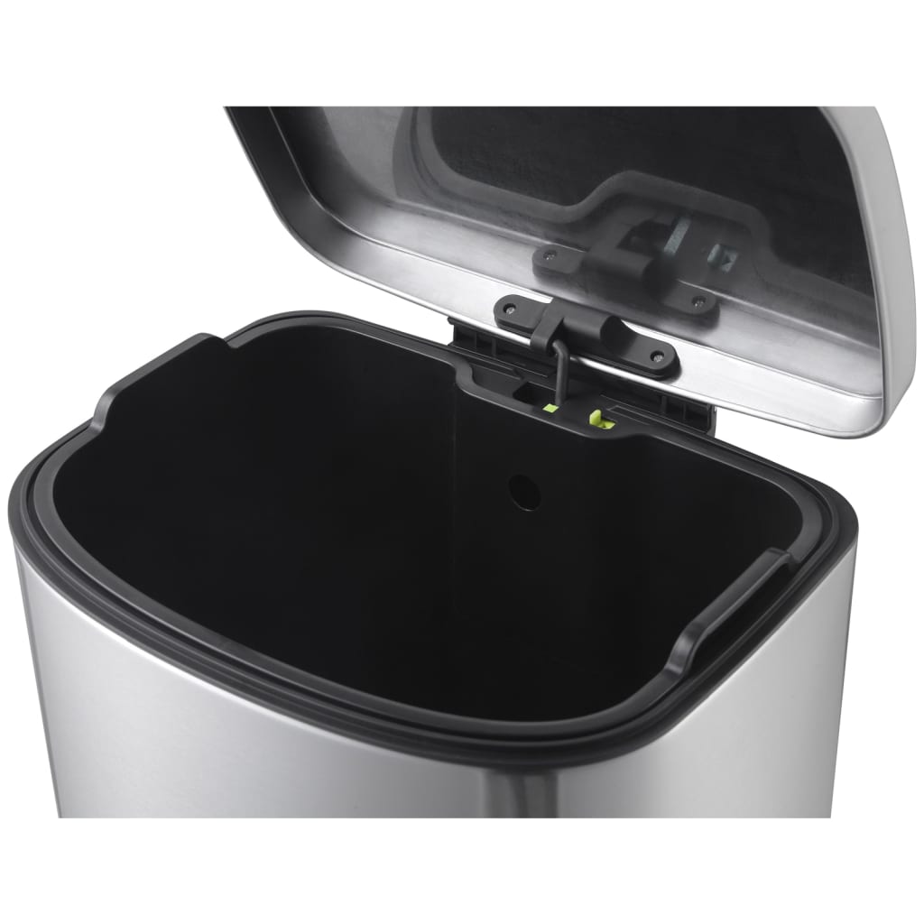 Pedal bin Della 50 L matt silver