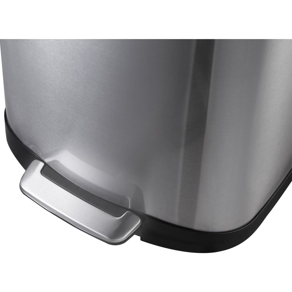 Pedal bin Della 50 L matt silver