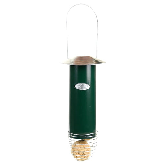 Bird food dispenser green