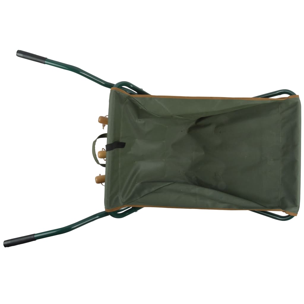Foldable wheelbarrow green GT138