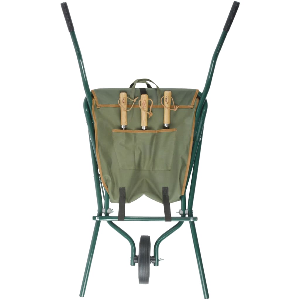 Foldable wheelbarrow green GT138
