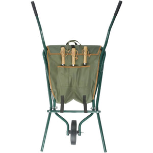 Foldable wheelbarrow green GT138