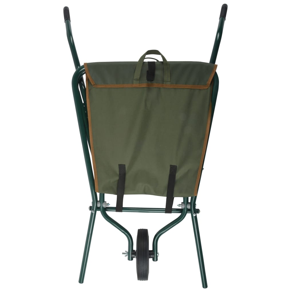 Foldable wheelbarrow green GT138