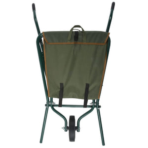 Foldable wheelbarrow green GT138