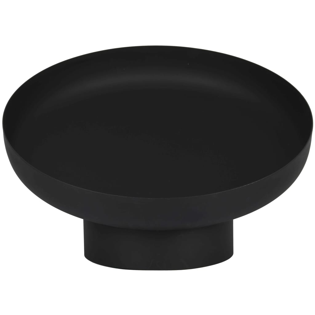 Fire bowl slanted black steel FF402