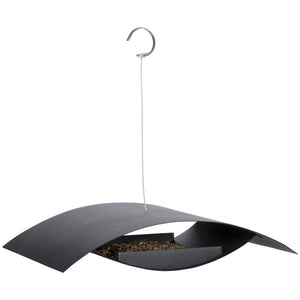 Hanging bird feeder stand black S FB437
