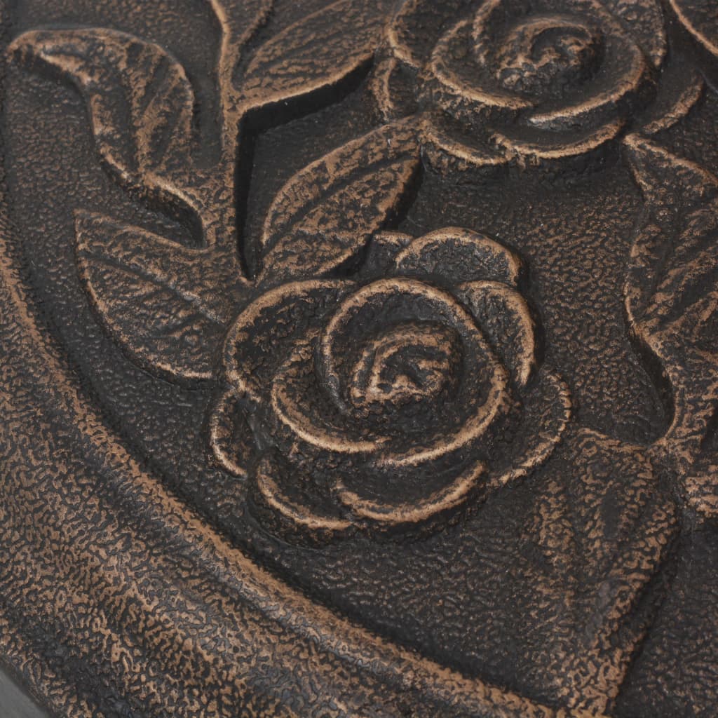 Parasol base resin round bronze 9 kg