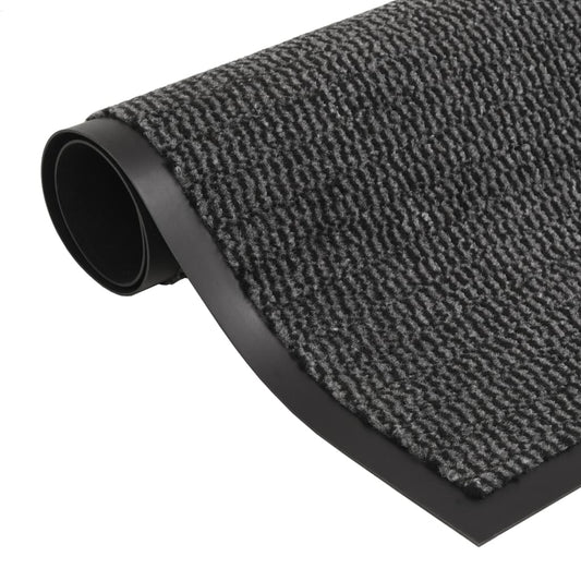 Dust control mat rectangular tufted 60x90 cm anthracite