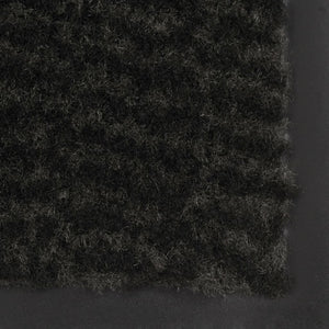 Dust control mat rectangular tufted 60x90 cm black