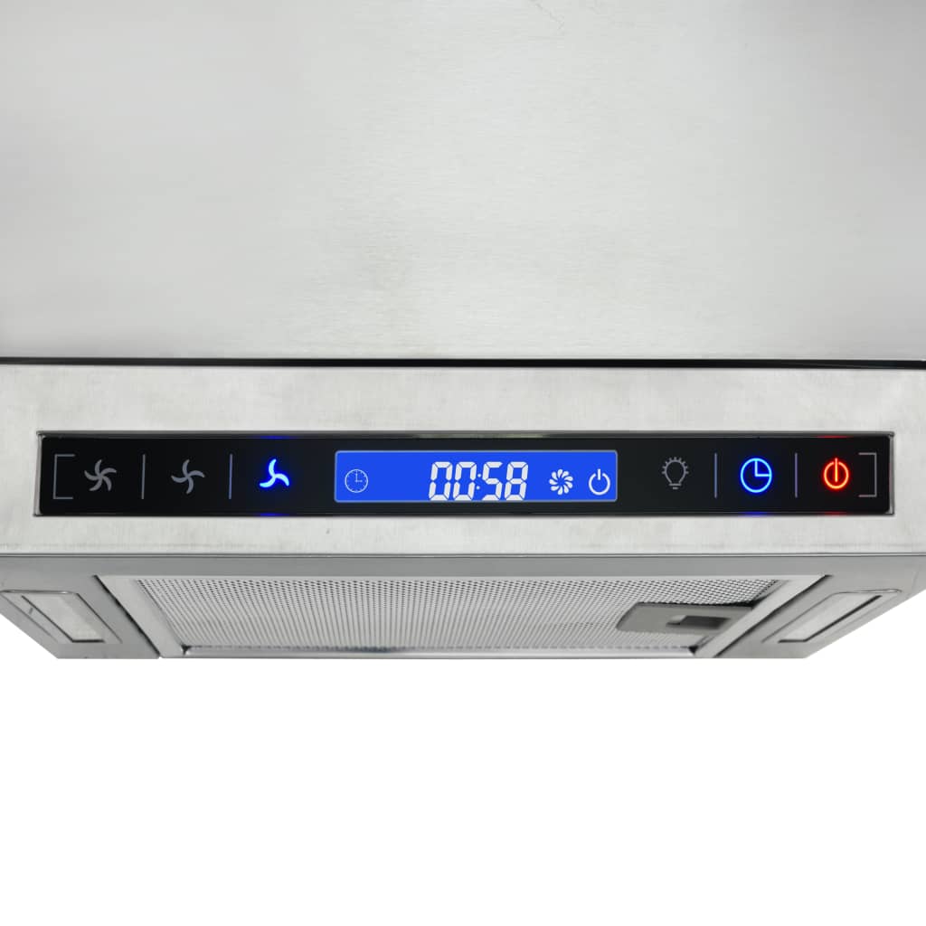 Kitchen hood LCD screen touch sensor 756 m³/h LED