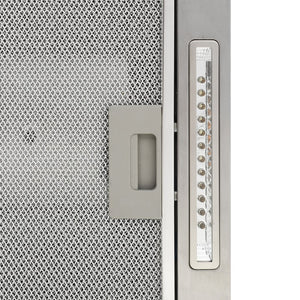 Kitchen hood LCD screen touch sensor 756 m³/h LED