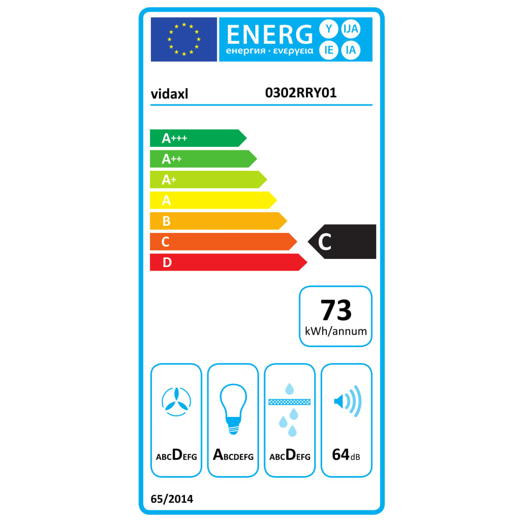 Kitchen hood LCD screen touch sensor 756 m³/h LED