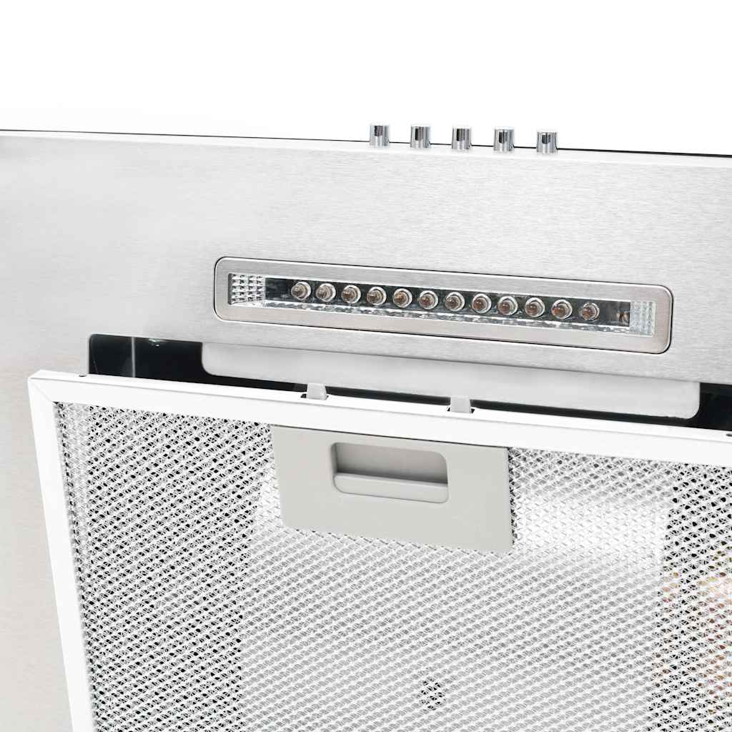 Wall-mounted kitchen hood 60 cm stainless steel 756 m³/h LED
