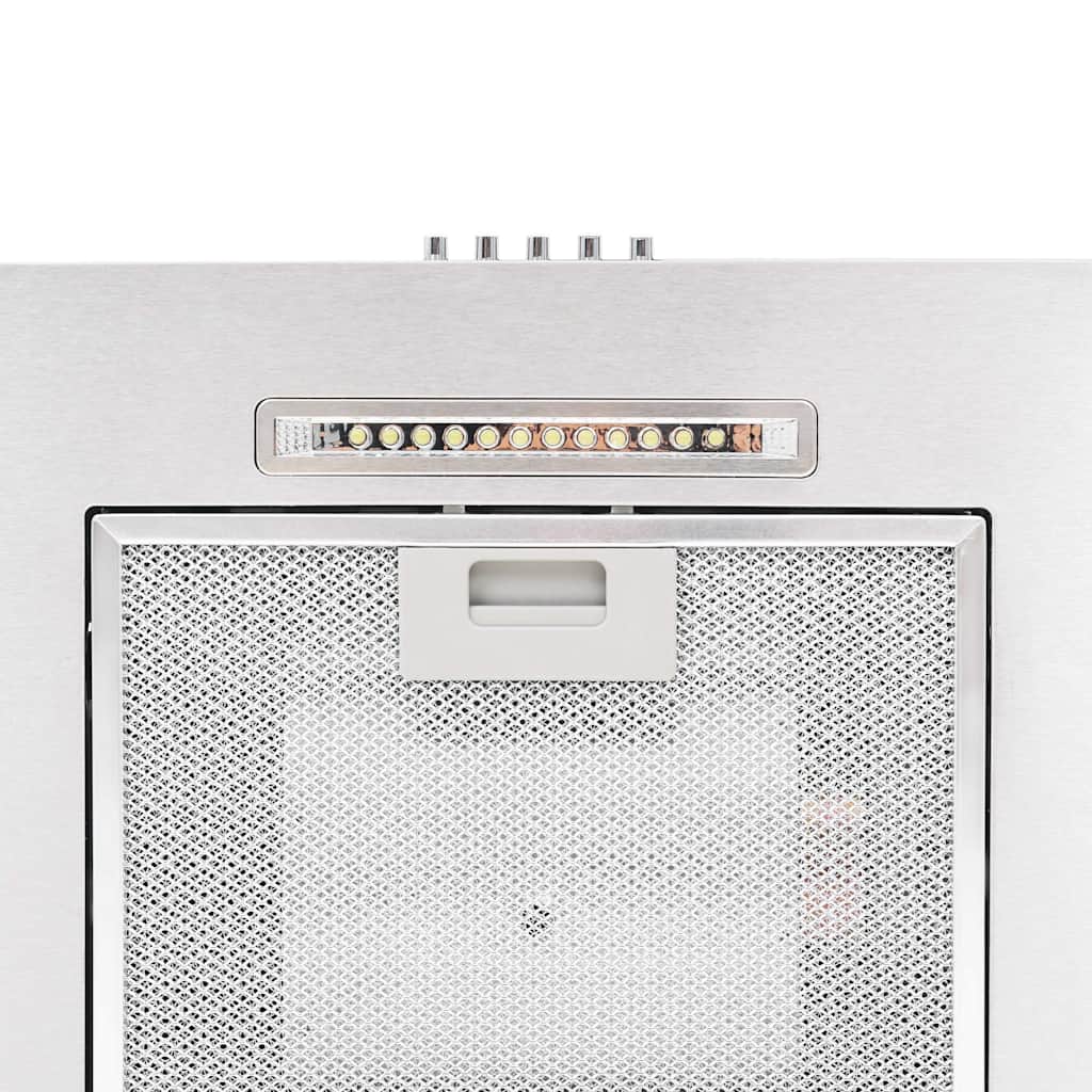 Wall-mounted kitchen hood 60 cm stainless steel 756 m³/h LED