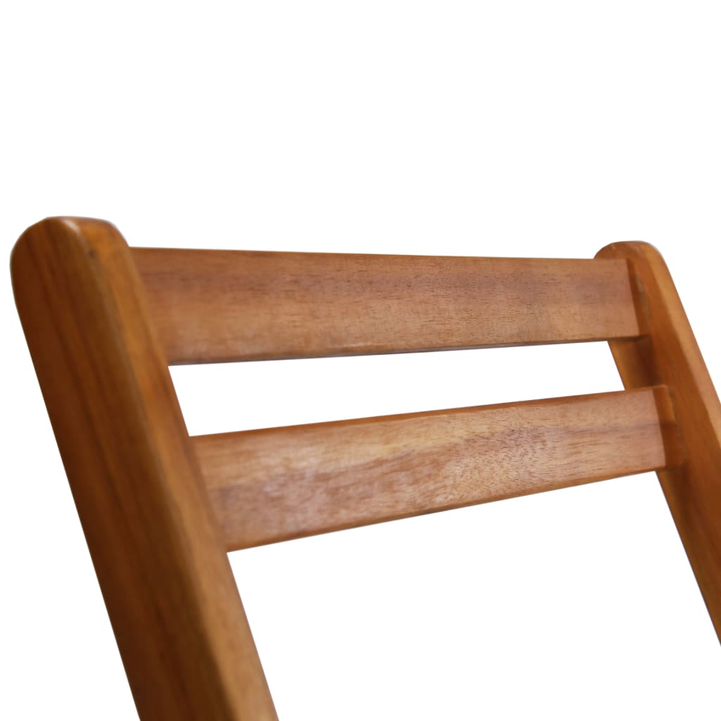 Outdoor bistro chairs 2 pcs solid acacia wood