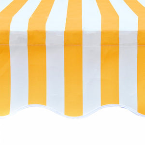 Awning fabric 350x250 cm orange and white