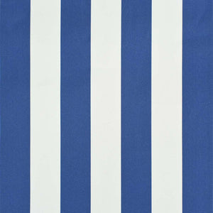 Retractable awning 250x150 cm blue and white