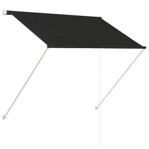 Retractable awning 150 x 150 cm anthracite