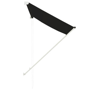 Retractable awning 150 x 150 cm anthracite