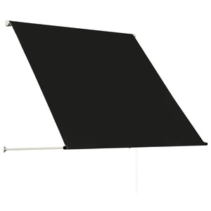 Retractable awning 150 x 150 cm anthracite