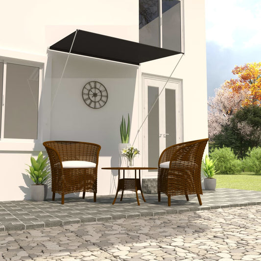 Retractable awning 150 x 150 cm anthracite
