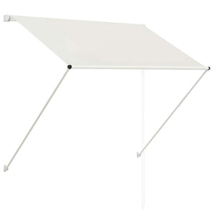 Retractable awning 150x150 cm cream white