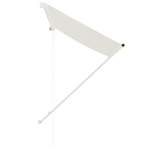 Retractable awning 150x150 cm cream white