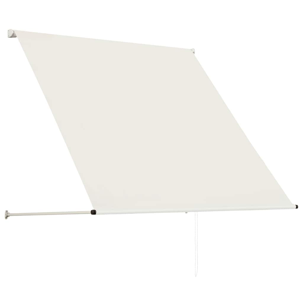 Retractable awning 150x150 cm cream white