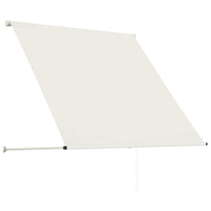 Retractable awning 150x150 cm cream white
