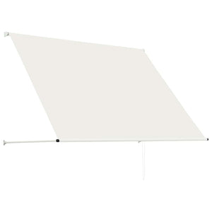 Retractable awning 200x150 cm cream white