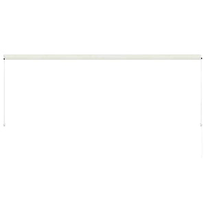 Retractable awning 350x150 cm cream white