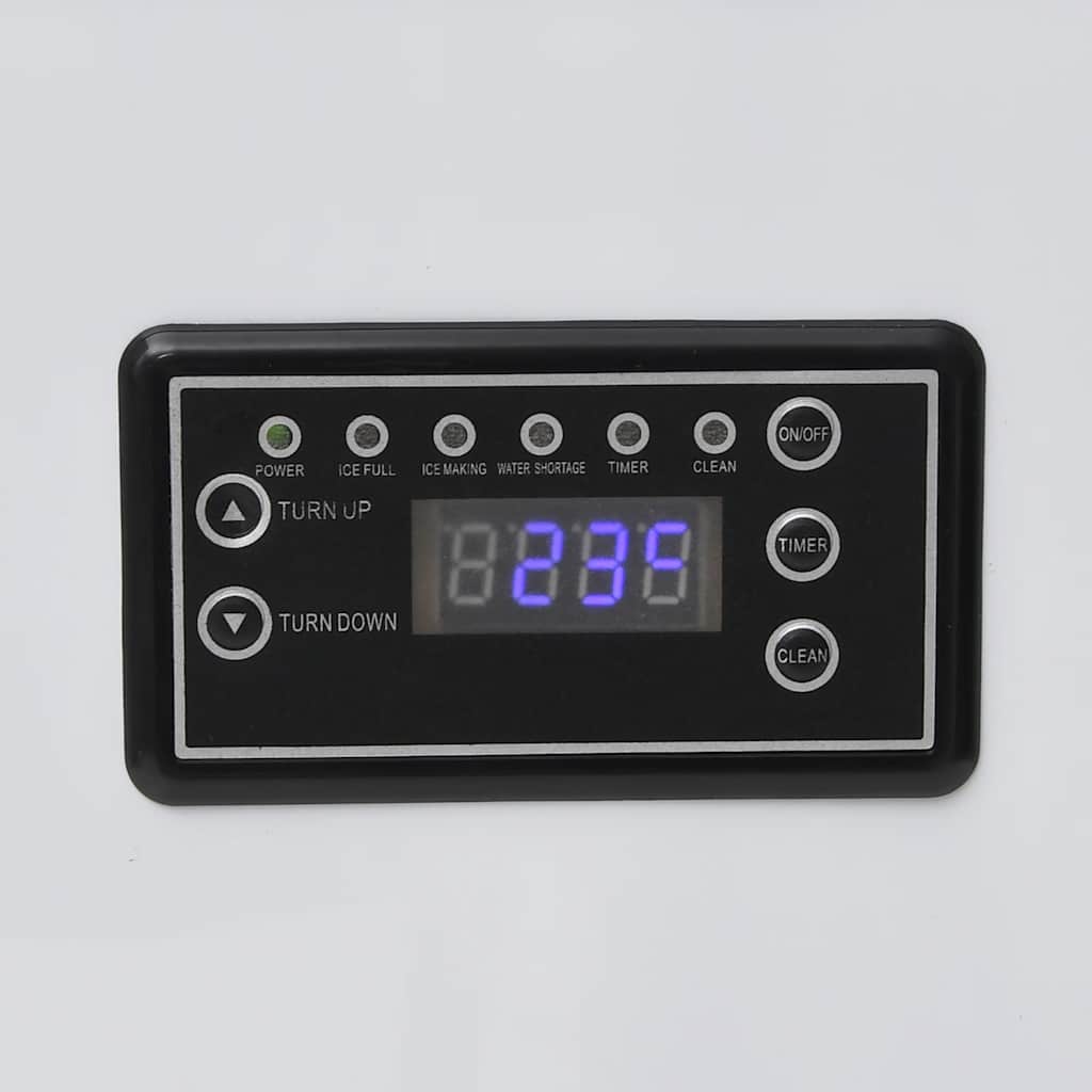 Ice cube machine 45 kg/24 h black