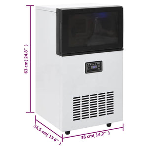 Ice cube machine 45 kg/24 h black