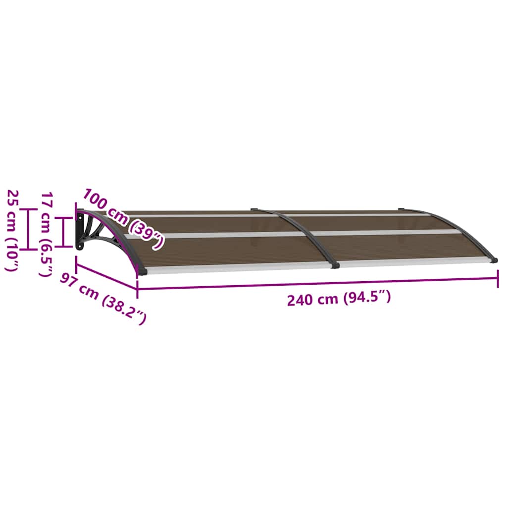 Screen ceiling black 240x100 cm PC