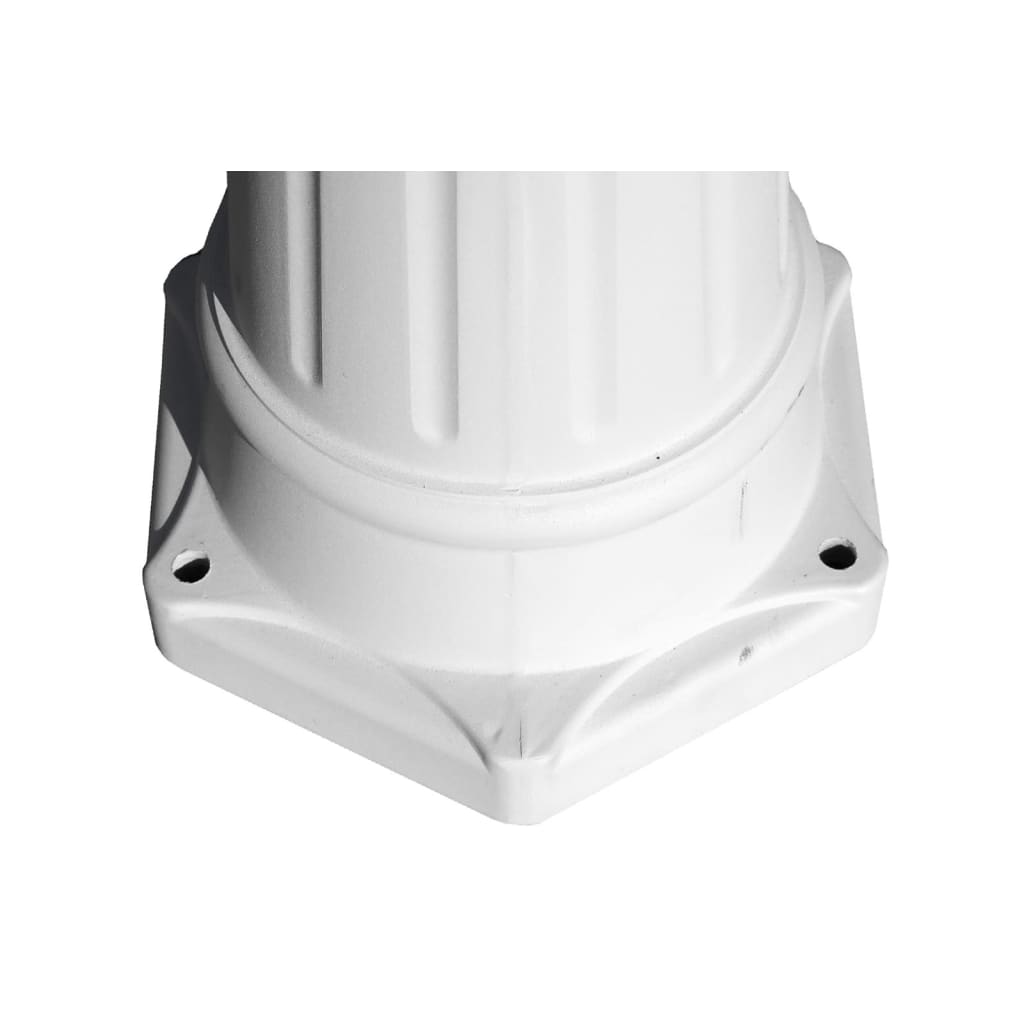 3-arm Kingston garden light posts 215 cm White