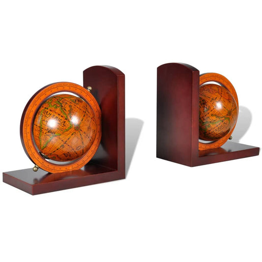 Bookend globe 2 pcs